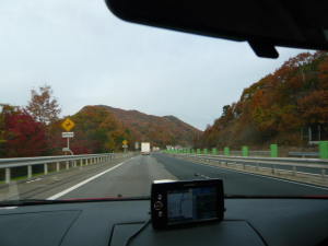 山陽道の紅葉。北陸はすっかり落ちてしまった紅葉も、山陽路は今が身頃。